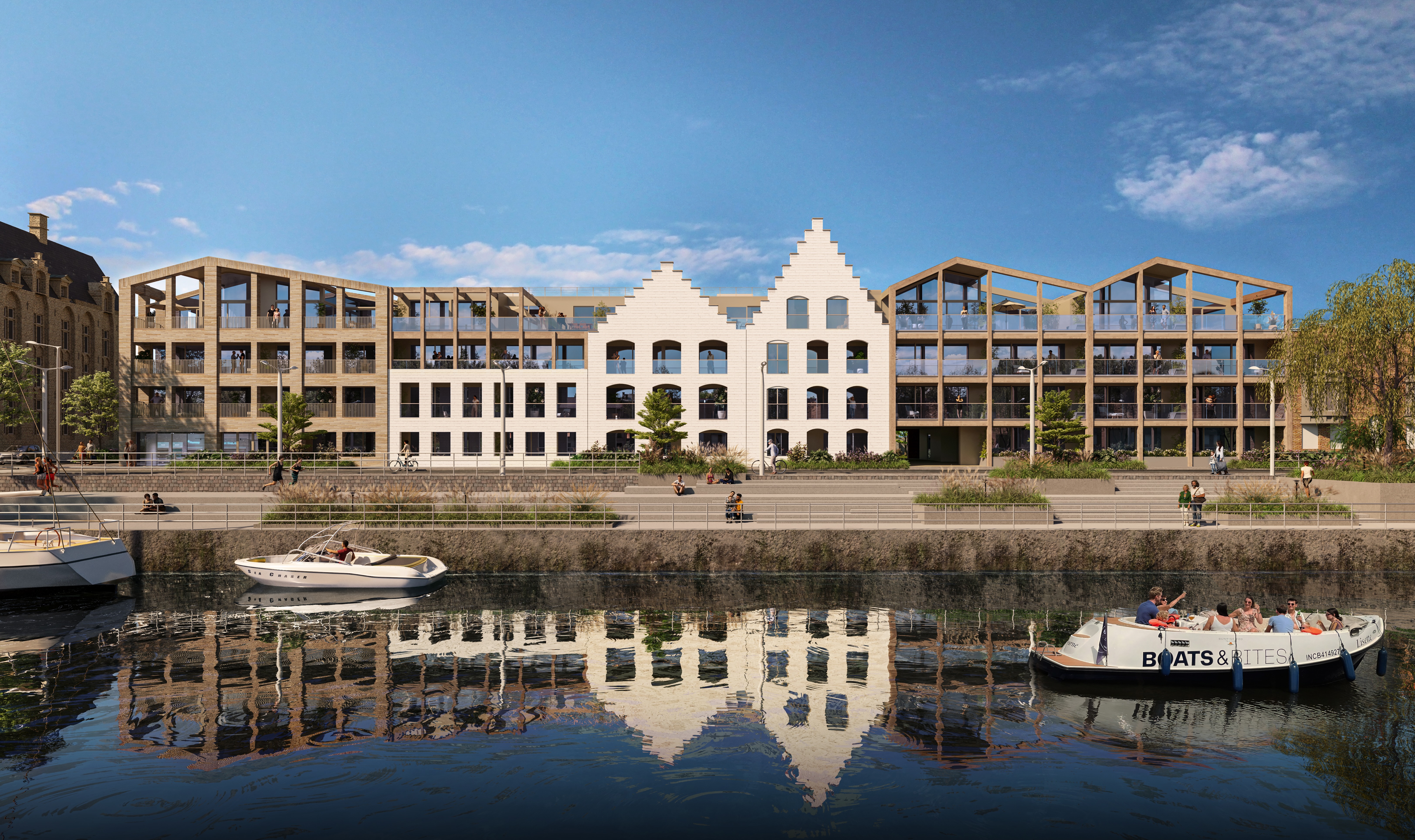 render met verkoopunits - De Kaai veurne