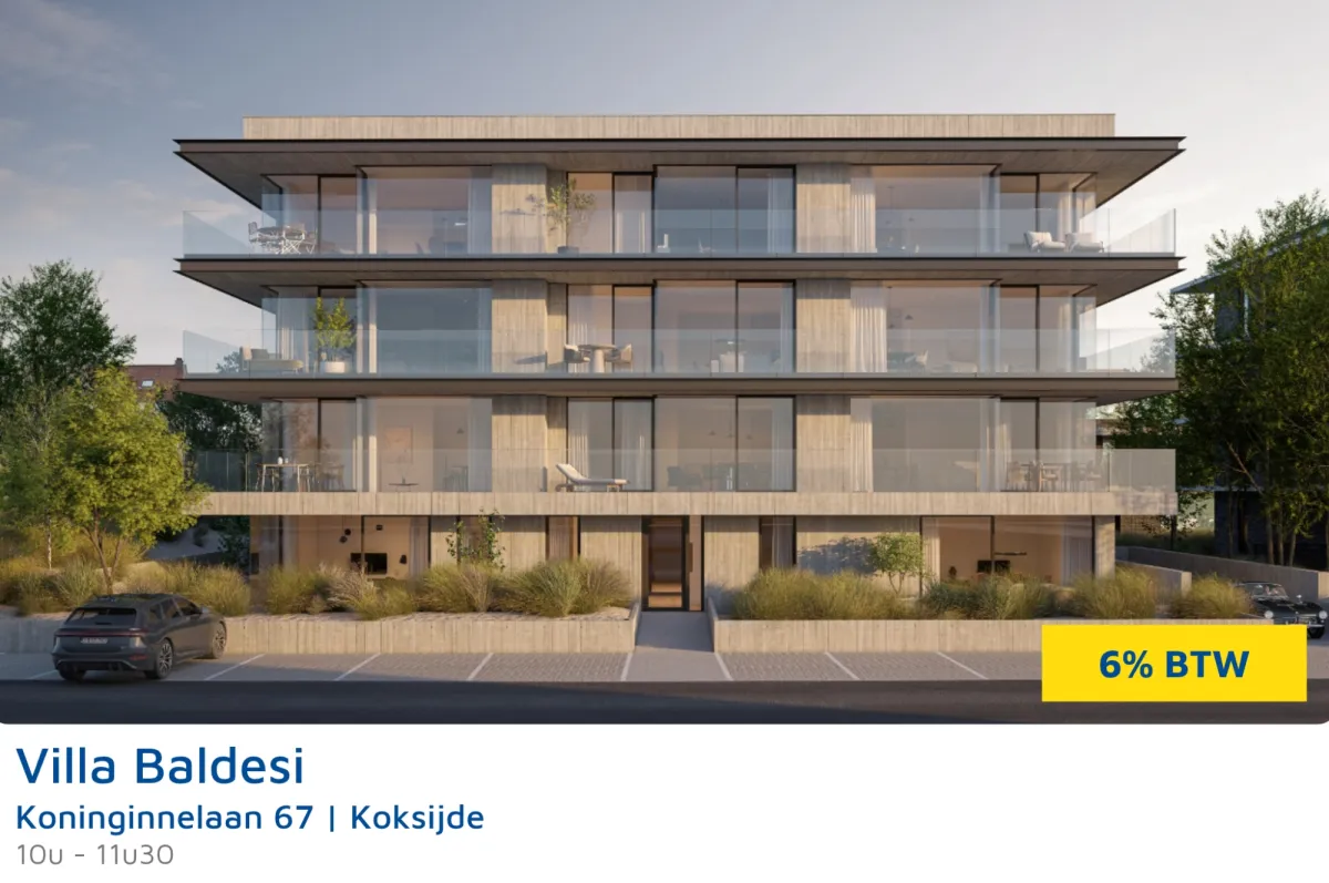 Villa Baldesi Koksijde Nieuwbouwzondag