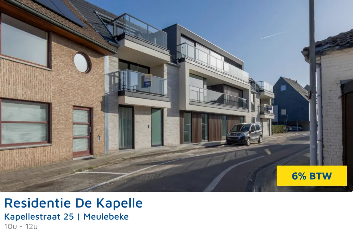 Residentie De Kapelle Meulebeke Nieuwbouwzondag
