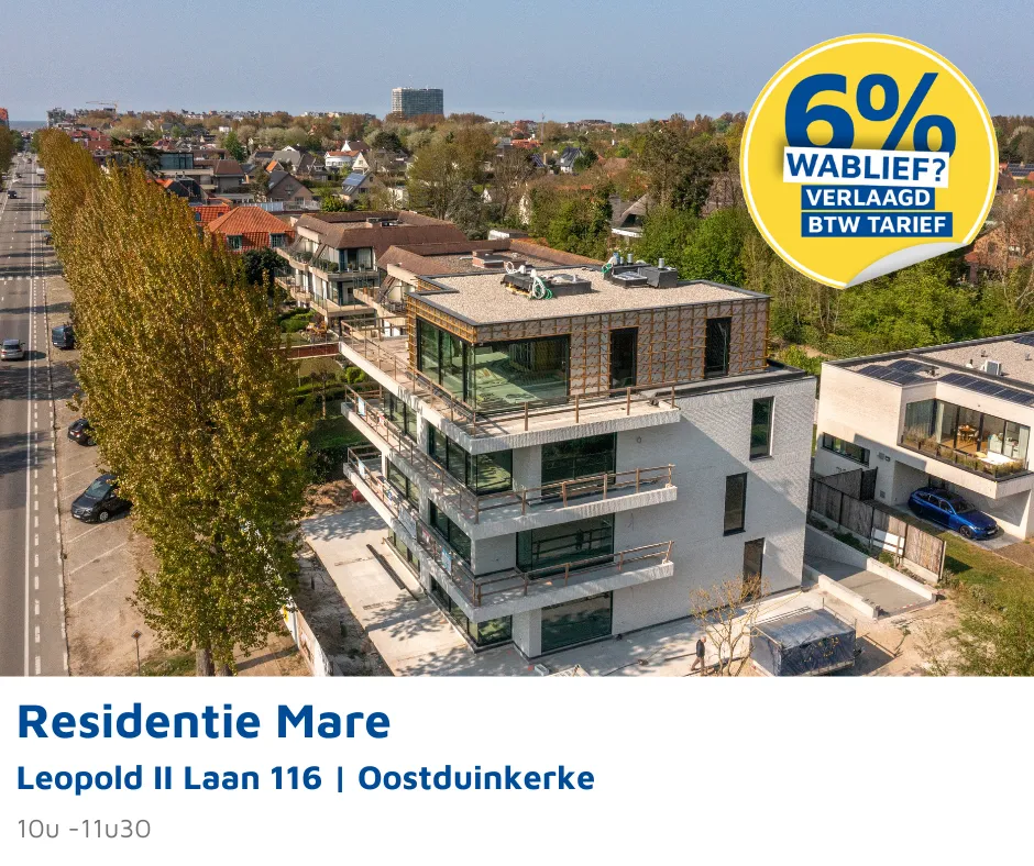 Residentie Mare Oostduinkerke Neuwbouwzondag